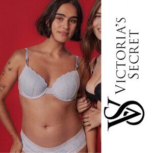 Victoria's Secret | Lilac Leopard Sexy Tee Lined Demi Bra | Size 36DD